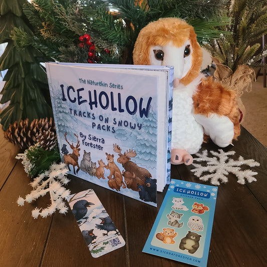 Plushie BUNDLE Hardcover | Icehollow: Tracks on Snowy Packs | SIGNED COPY