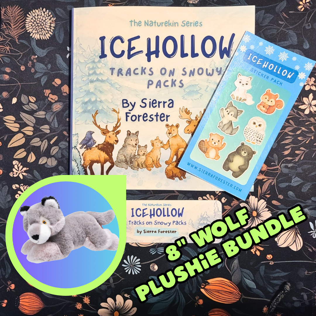 Plushie Bundle Paperback | Icehollow: Tracks on Snowy Packs | SIGNED COPY