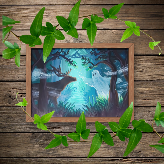 Spirits of the Forest | Whimsical Art Print