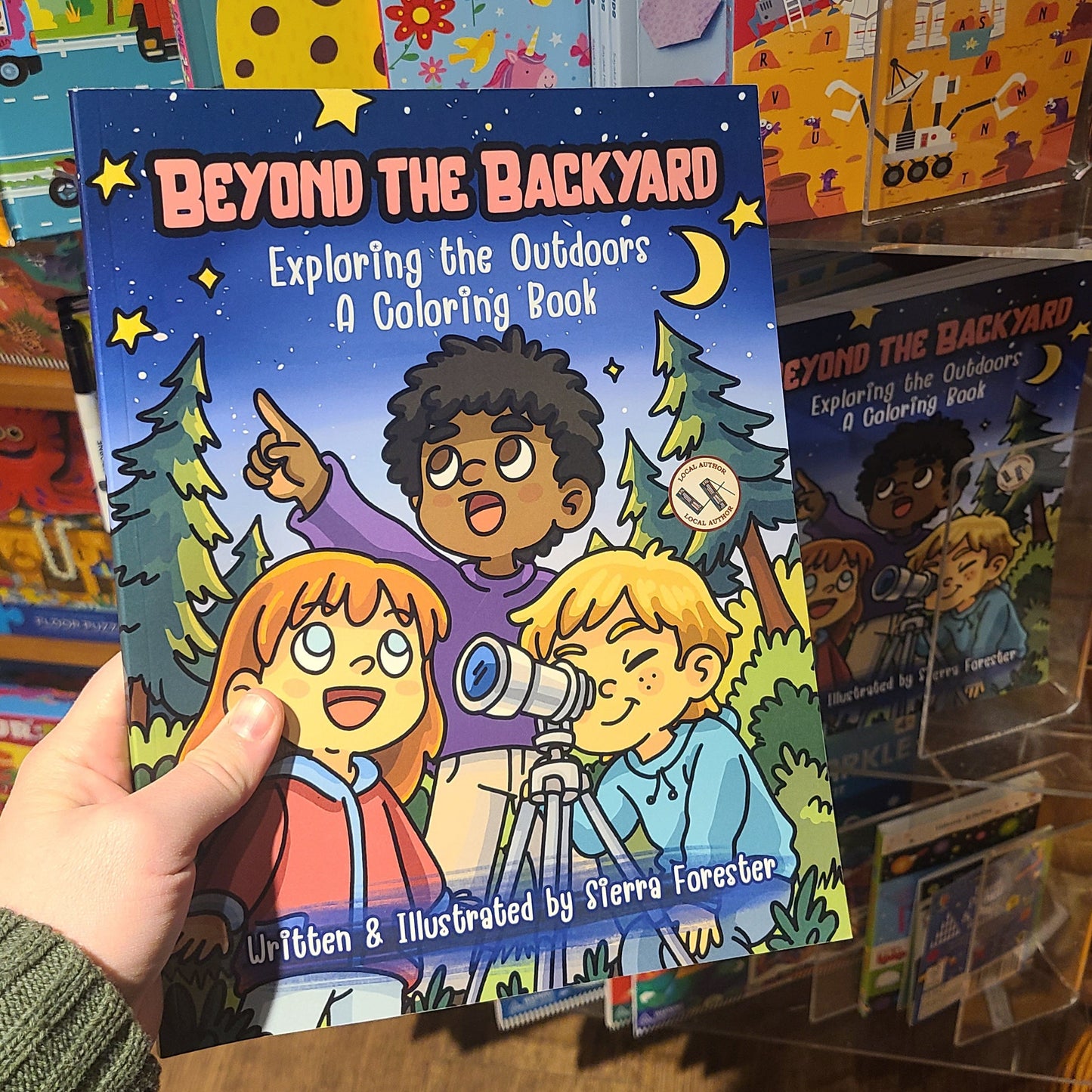 Beyond the Backyard: Exploring the Outdoors Coloring Book