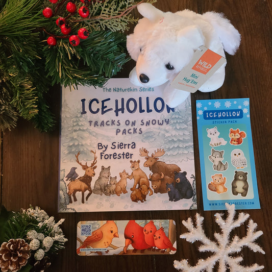 Plushie Bundle Paperback | Icehollow: Tracks on Snowy Packs | SIGNED COPY