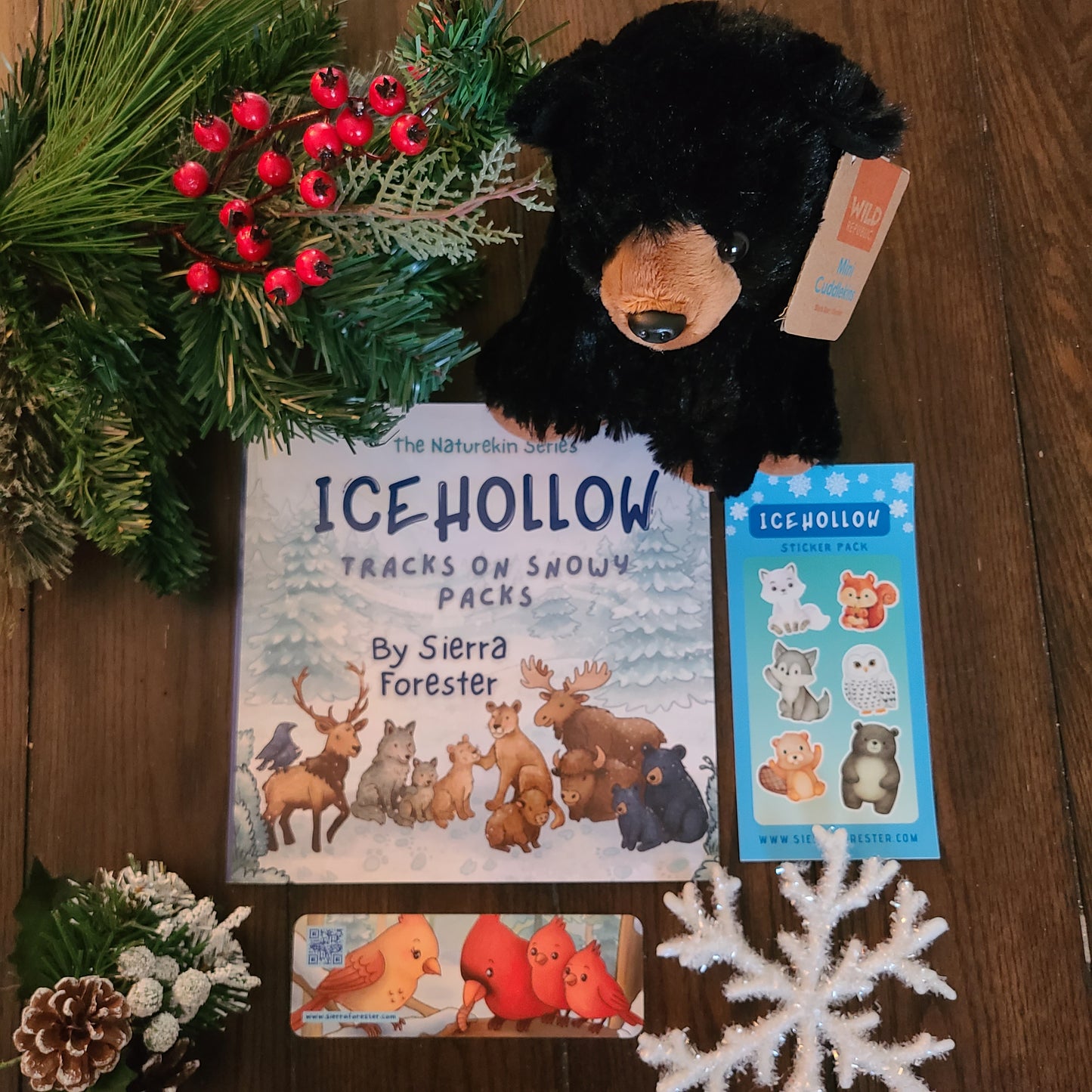 Plushie Bundle Paperback | Icehollow: Tracks on Snowy Packs | SIGNED COPY