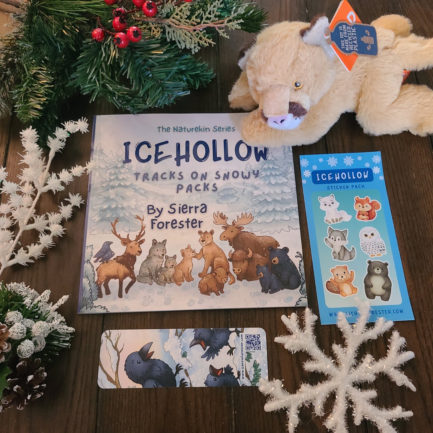 Plushie Bundle Paperback | Icehollow: Tracks on Snowy Packs | SIGNED COPY