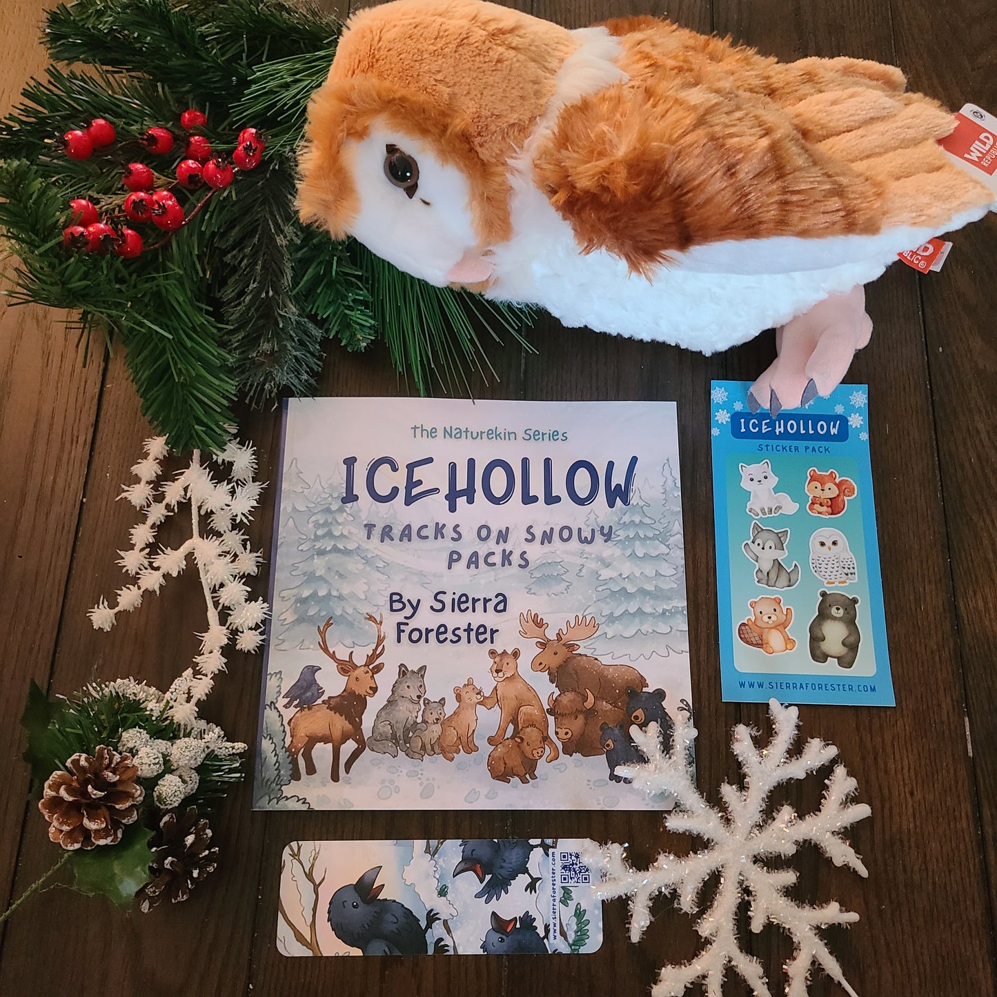Plushie Bundle Paperback | Icehollow: Tracks on Snowy Packs | SIGNED COPY