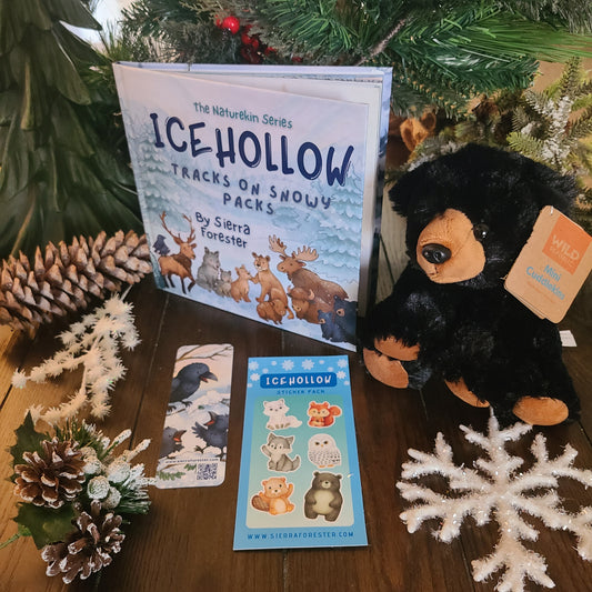 Plushie BUNDLE Hardcover | Icehollow: Tracks on Snowy Packs | SIGNED COPY