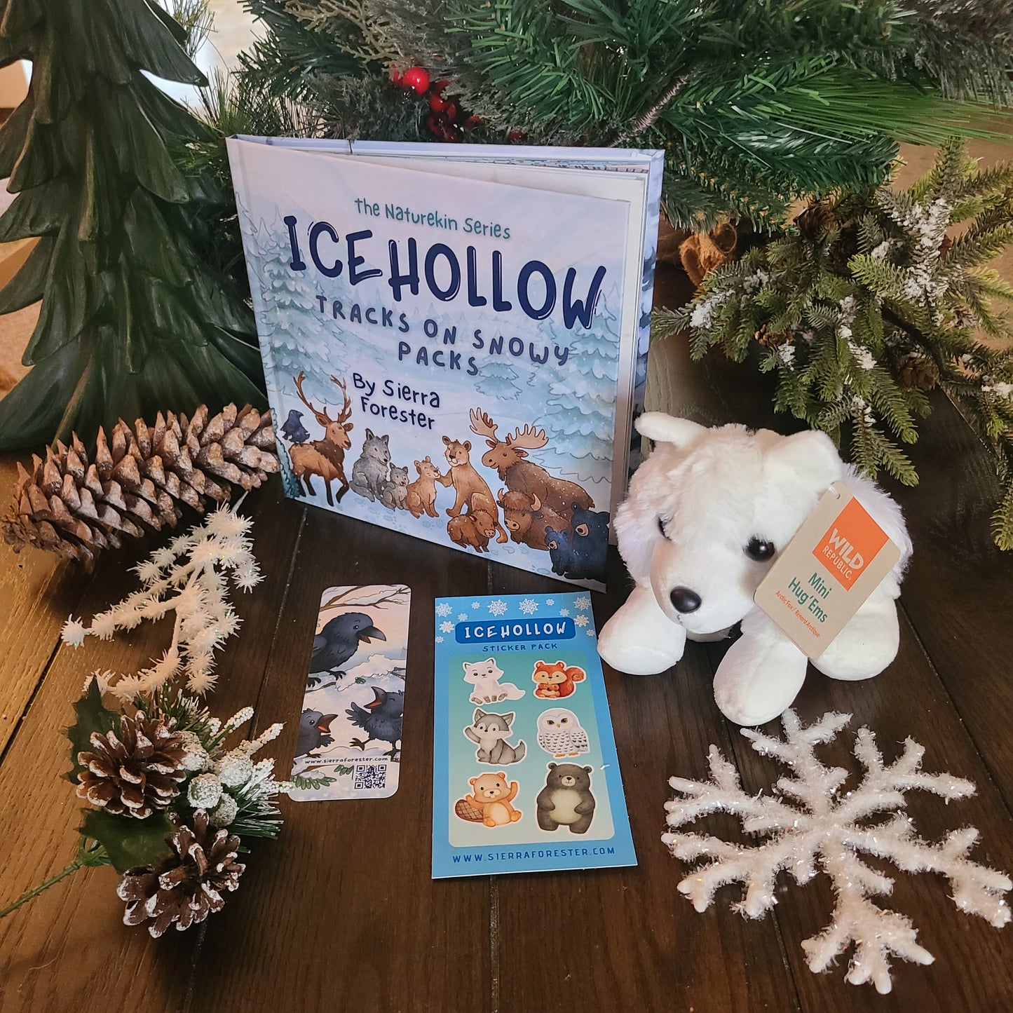 Plushie BUNDLE Hardcover | Icehollow: Tracks on Snowy Packs | SIGNED COPY
