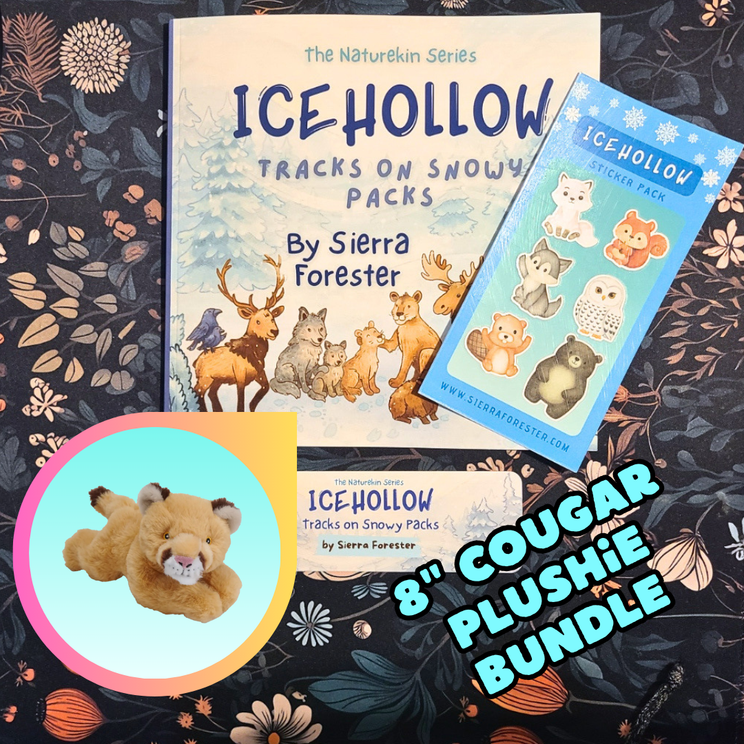 [PREORDER Plushie BUNDLE] Paperback | Icehollow: Tracks on Snowy Packs | SIGNED COPY