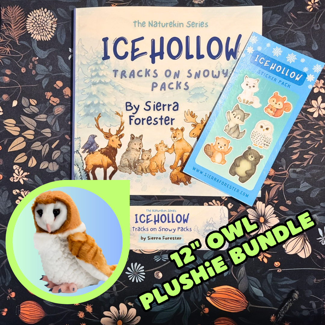 [PREORDER Plushie BUNDLE] Paperback | Icehollow: Tracks on Snowy Packs | SIGNED COPY