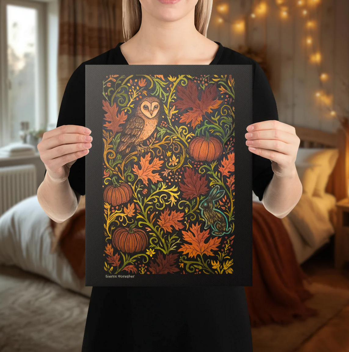 "Autumnal Woodland" - Sierra Forester | Canvas Print