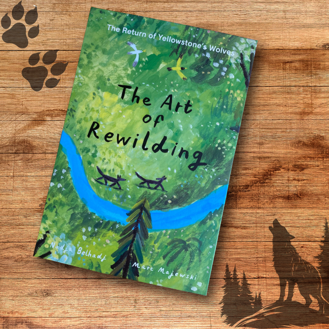 The Art of Rewilding: The Return of Yellowstone’s Wolves by Nadja Belhadj | Hardcover | Children's Book