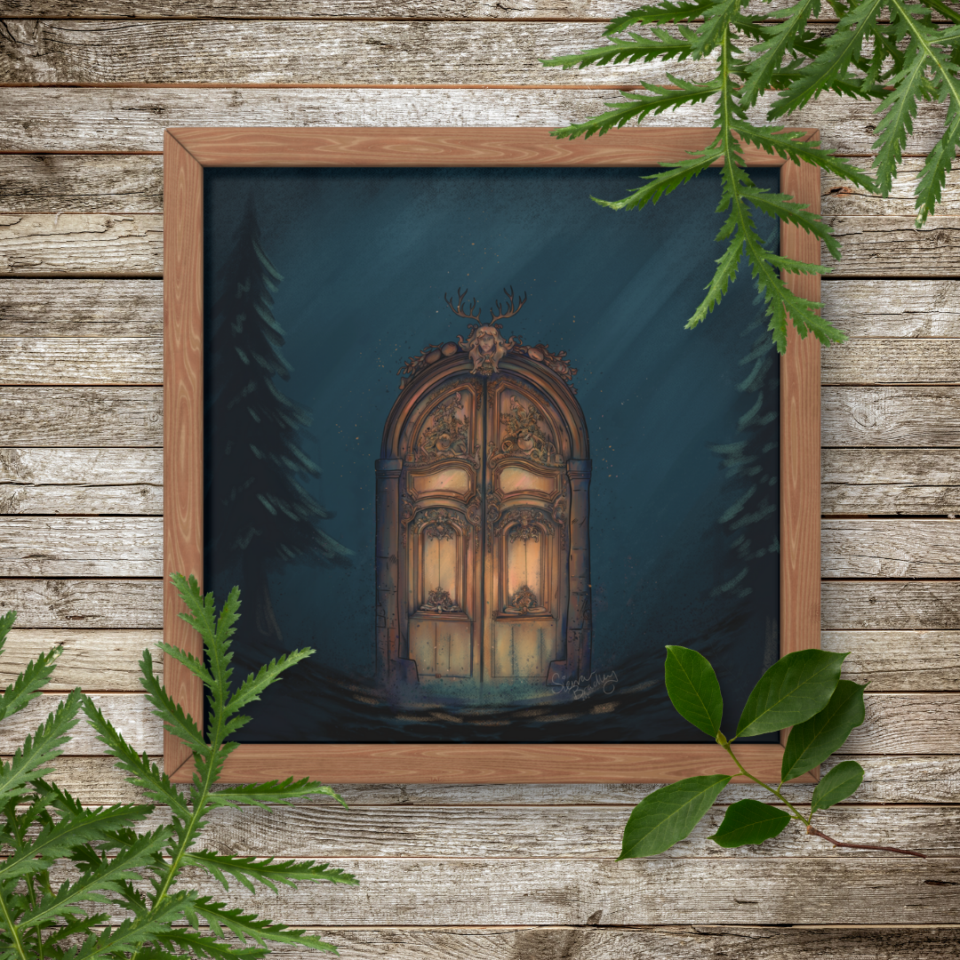 Enchanted Door in thee Woods | Art Print