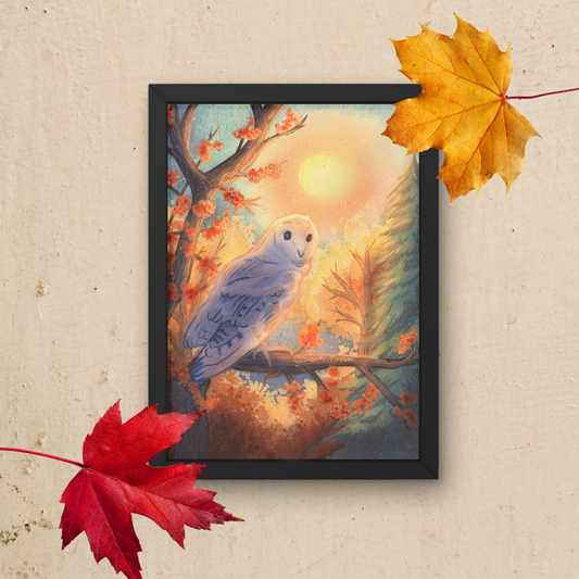 Sunrise Barn Owl | Art Print