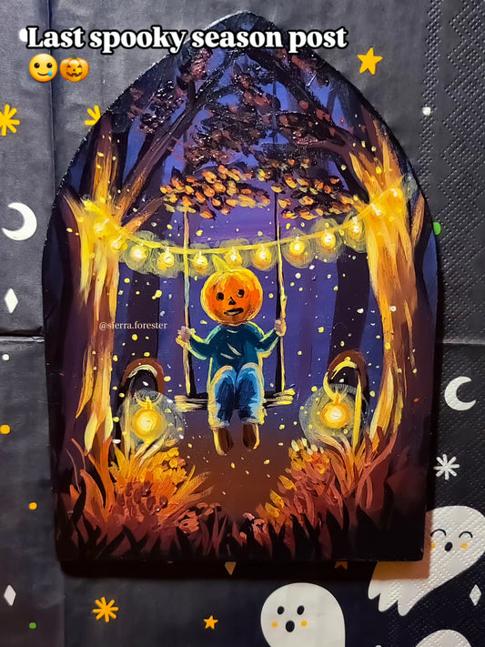 Pumpkinhead Light | Original Painting